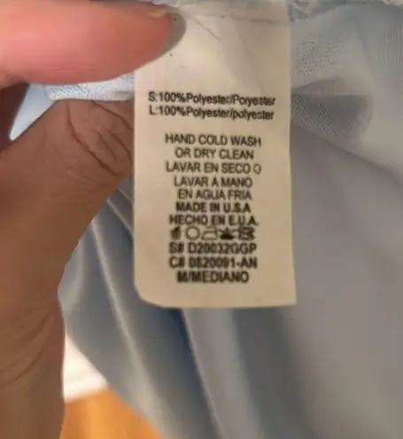 Beautiful Baby Blue Long Dress Size M