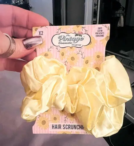 P&Co ⭐️NEW⭐️ THE VINTAGE COSMETICS SATIN HAIR SCRUNCHIES
