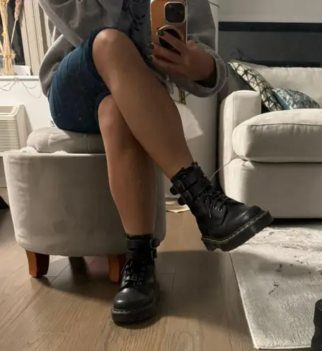 Doc Martens 1460 8-Eye Bex Buckle Boot Black Size 5 - $62 Doc Martens 1460 8-Eye Bex Buckle Boot Black Size 5 - $62