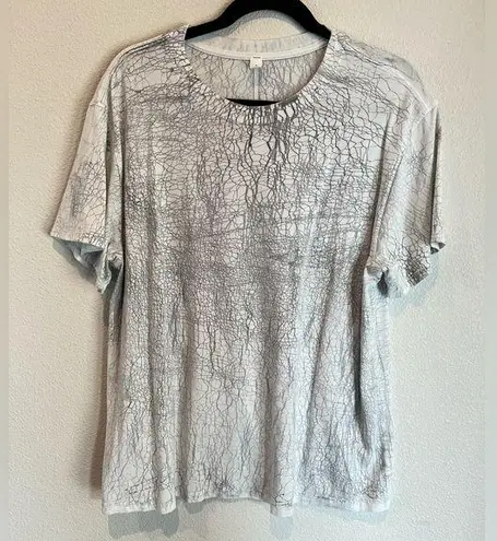 Lululemon  ALL YOURS SHORT SLEEVE SHIRT TOP THREAD DYE Size 8