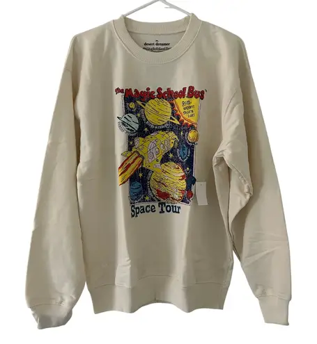 Desert Dreamer The Magic School Bus Space Tour Graphic Sweatshirt M Medium New
