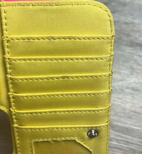 Bright Pink & Yellow Retro Clutch Wallet – Festival