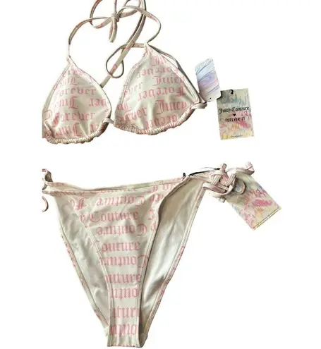 Juicy Couture  X Forever 21 Collab 2 Piece Bikini Set Size Large