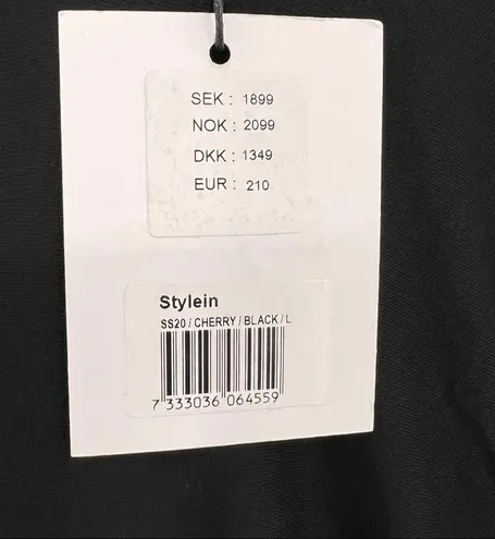 StyleIn Cherry Midi Dress In Black Size Large NWT