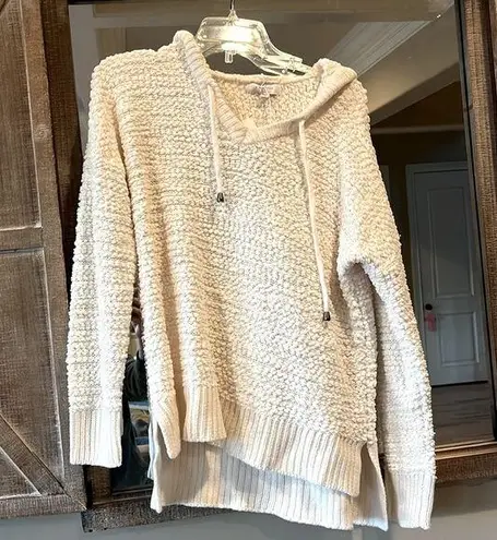 The Comfy Chunky Vanilla Pullover Sweater Oversized Small Popcorn Hoodie Women Small