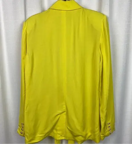 L'Academie Revolve L’academie Yellow Tie Waist The Maggy Blazer Sz.S NWT