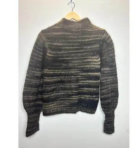 Veronica Beard Women's 2109KN5519641 Size M Black Alston Mock Neck Sweater NWT