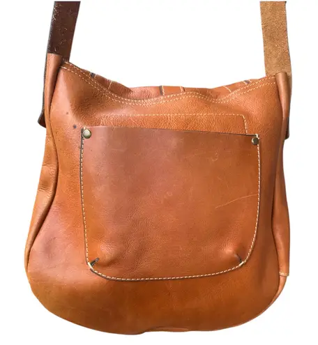 Patricia Nash Women's Leather Barcelona Saddle Bag Shoulder Purse Brown Handbag