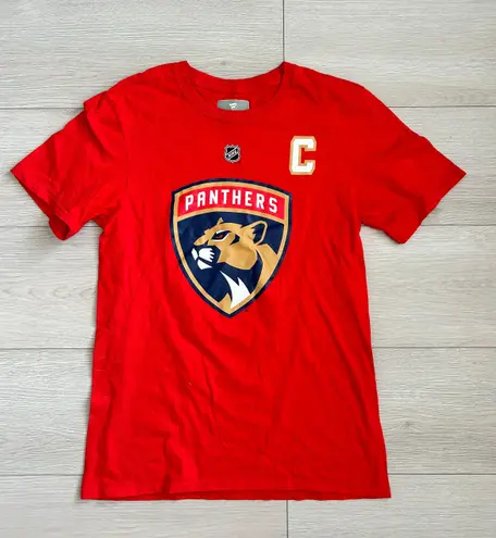 Fanatics Aleksander Barkov Florida Panthers T-Shirt Red
