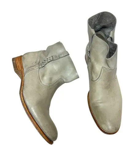 N.D.C Hand Made Spain Sunday Braid Boots Slip On Tan EU 37.5 US 6.5 Western