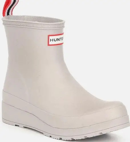 Hunter Short Rain Boots Grey 