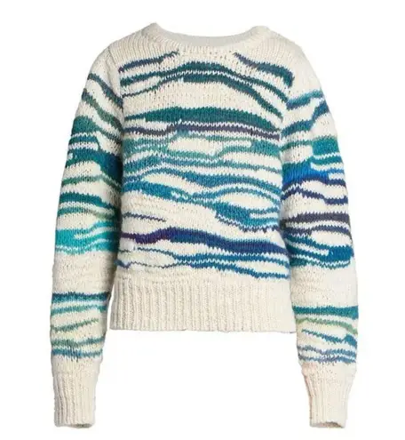 Isabel Marant NWT Étoile Serena Striped Wool Crewneck Sweater US L RTL $565 NEW