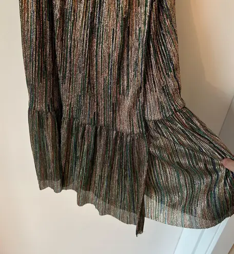 Ba&sh Star Lurex Wrap Dress Size M