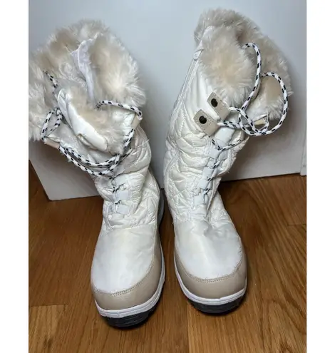 Dream Paris Dream Pairs Goose Boots Womens Size 8 Winter Snow Fur Waterproof Warm Shoes