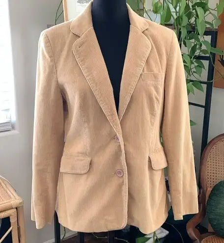 Vintage 70s/80s Foxmoor Tan Corduroy Cotton Blazer Jacket Size undefined