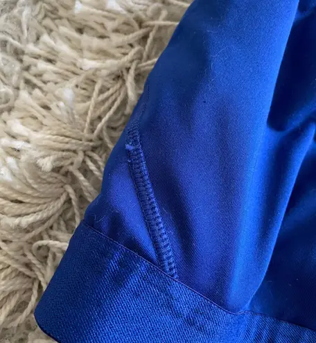 Ivy Park Royal Blue Black/White Cross Back Strap Sports Bra