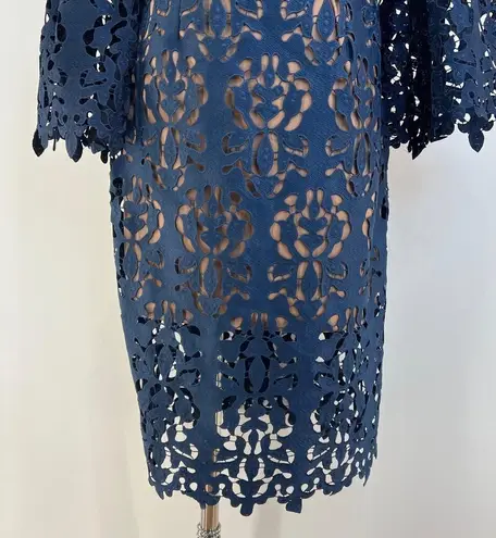 Alexia Admor Alexia Admore Off The Shoulder Lace Dress Navy Blue