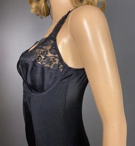 Charnos Shimmery Satin Shaper Control Bodysuit Lace Size Small Superfit Full Cup