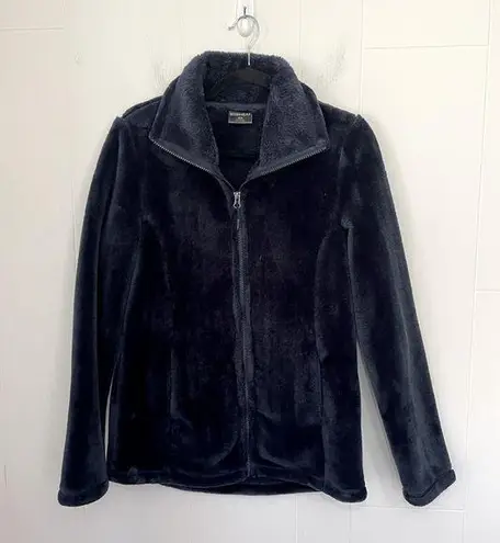 32 Degrees Heat 32 Degree HEAT Full Zip Fuzzy Jacket Blue Pockets Soft Women’s Size M
