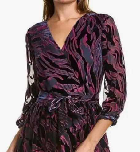 Johnny Was Tavi silk blend midi dress NWT color: Streaks Of Virana