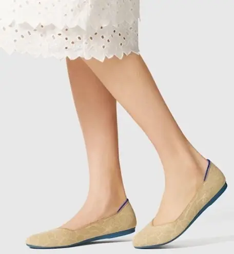 Rothy's Rothy’s Giraffe Round Toe Ballet Flat Sahara Gold 9.5