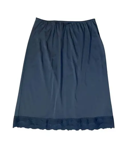 Vintage Lorraine Half Slip Womans Tall Med Used Dark Blue Size undefined