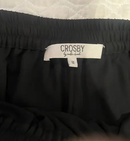 CROSBY by Mollie Burch Black Tie Shorts 