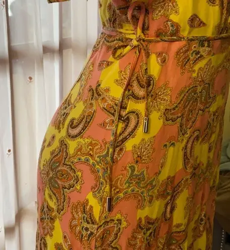 AFRM Hughes Midi Wrap Dress XS NWOT