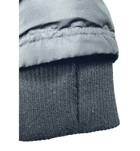 LFL Lust For Life Black Down Waterfowl Feather L Bomber Puffer Jacket Size L