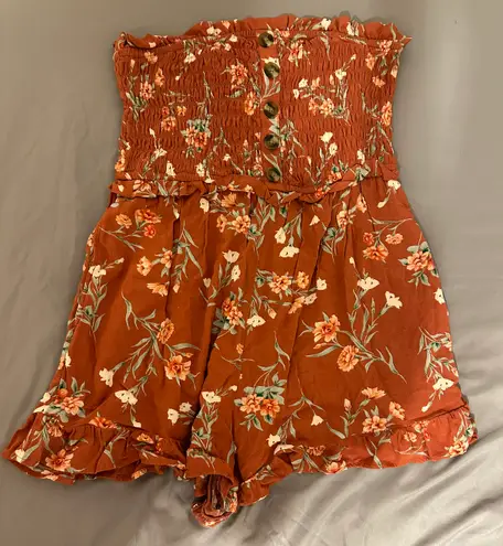 American Eagle Floral Romper