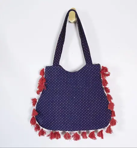 Patchwork Tassel Fringe Shoulder Bag