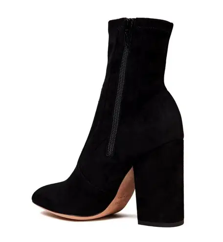 Valentino Garavani Valentino • Stretch-Suede Sock Boots ankle booties block heeled zip leather