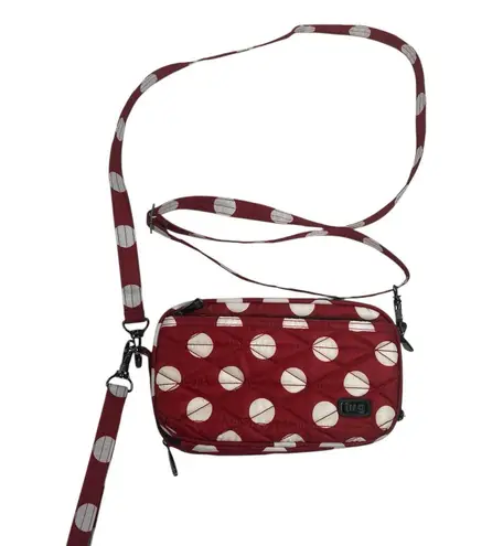 Lug Coupe XL Convertible Crossbody Fanny Pack Belt Hip Bag Minnie Red White Dot