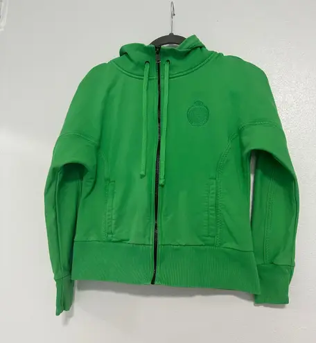 Ralph Lauren Active Casual Hoodie Jacket Women's Bright Green Full Zipper