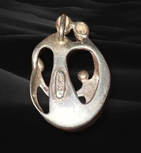 Sterling Silver Carolyn Pollack Relios Family of Five Pendent Silver