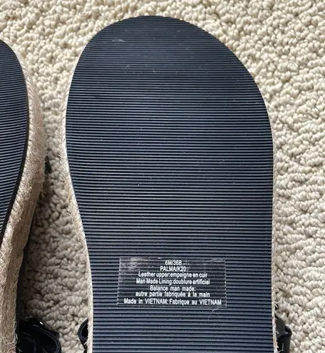 Karl Lagerfeld size 6 Palma Espadrille Grunge Platform Sandals