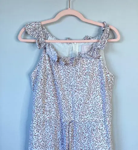 Gal Meets Glam Rue Floral Jumpsuit in Pearl Size 8 Summer Lightweight Classy