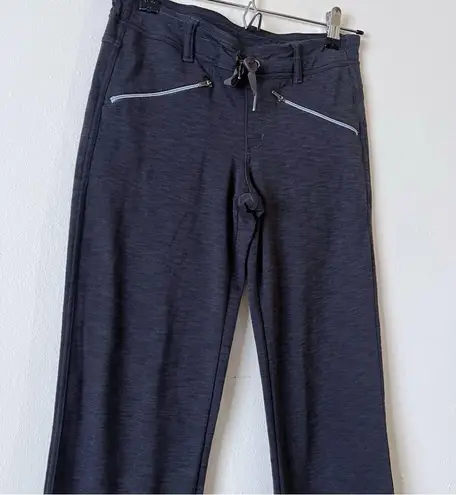 Kuhl Pants Women’s Reg Gray Mova Zip Pockets Pull On Stretch Drawstring SZ 2
