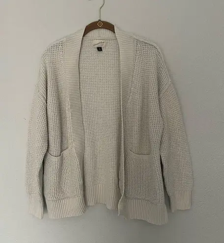 Universal Threads Greige Chunky Knit Open Cardigan Size Medium