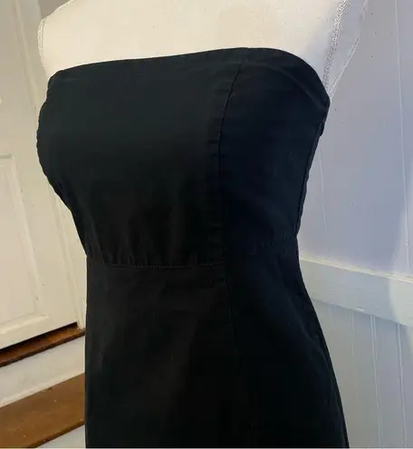 Gap vintage Black strapless dress Sz 6 Cocktail Party Dress