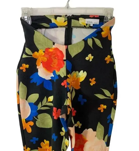 Danielle Bernstein NEW Scoop Front Floral Boho Flare Pant Size 0