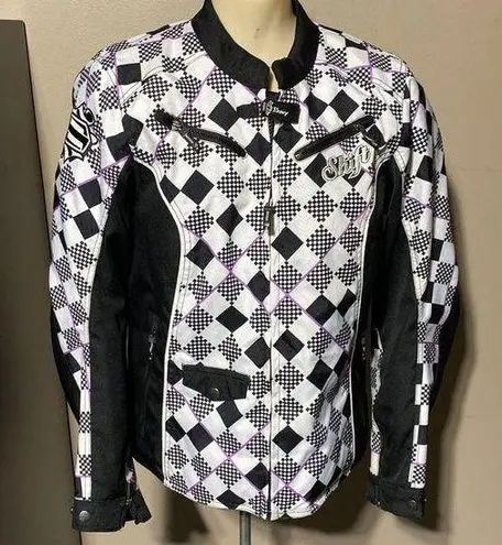 WOMENS SHIFT® ENVY MOTORCYCLE RIDING JACKET Black Size L