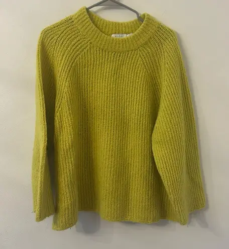 Masai Copenhagen Women's Geen Farus Crewneck Wool Blend Sweater Size Large Green