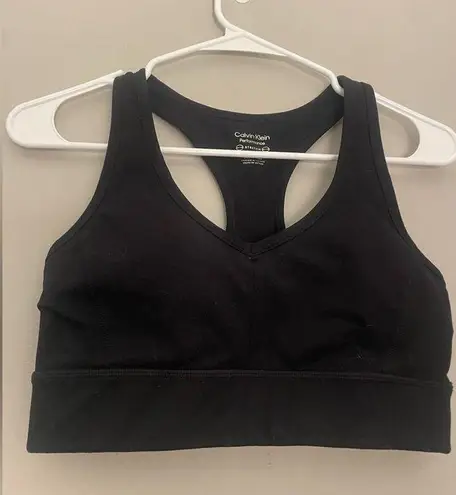 Calvin Klein performance sports bra with padding like new size small black