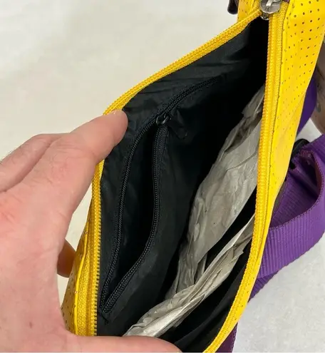 Nba Los Angeles LA Lakers Basketball Yellow Shoulder Strap Hand Bag Womens Purse