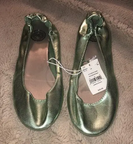 SO NWT  Metallic Ballet Flats, size 6 - Image 1