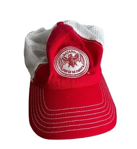 Bacardi Rum Red & White SnapBack Hat Otto
