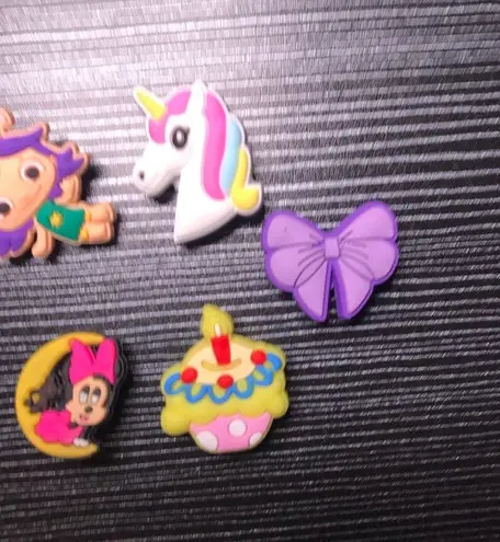 Minnie Mouse & Unicorn Girly Themed Croc Charms *Bundle 3 Save 20%* Pink