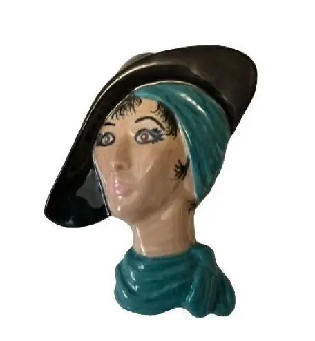 Vintage 80s sophisticated lady brooch