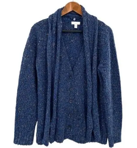 Charter Club Women’s Chunky Heathered Wool Blend Cardigan Sweater and Scarf